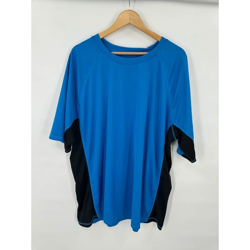 Kanu Surf Mens UPF 50+ Rash Guard Shirt  Size 4X Beach Pool Resort Swim Vacation